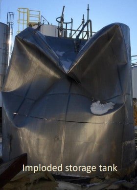 Article: Imploded storage tank | Fleming