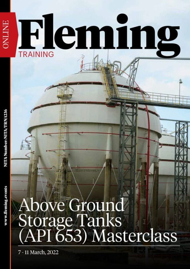 Above Ground Storage Tanks (API 653) Masterclass Training Course | Fleming