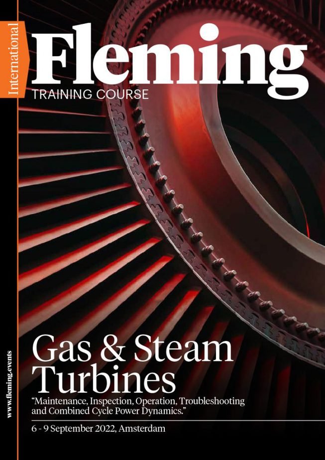 Gas and Steam Turbines Training Course organized by Fleming_Agenda Cover