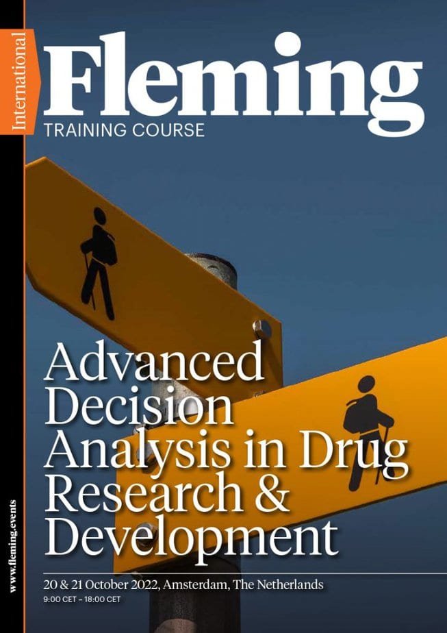 Advanced Decision Analysis in Drug Research & Development training by Fleming_Agenda Cover_Classroom