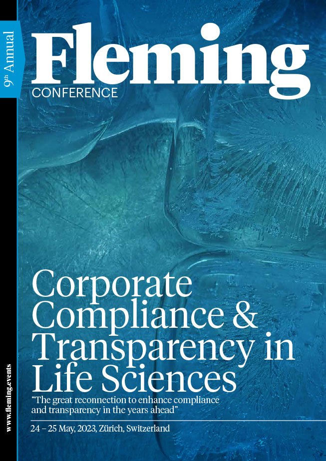 Corporate compliance transparency in life sciences organized by Fleming Cover
