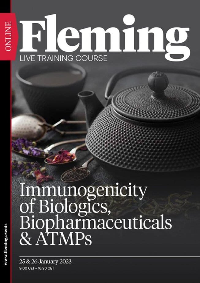 Immunogenicity of Biologics, Biopharmaceuticals & ATMPs Fleming Agenda cover
