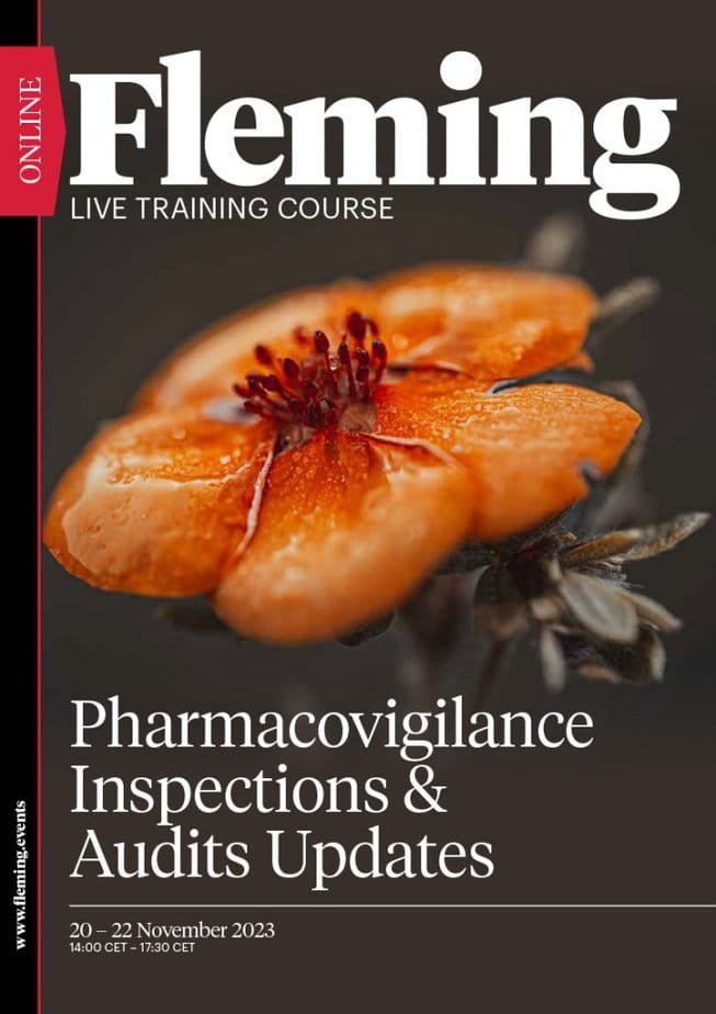 Pharmacovigilance Inspections and Audits Updates online live training by Fleming_Agenda Cover