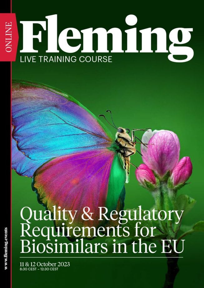 Quality and Regulatory Requirements for Biosimilars in the EU online live training by Fleming_Agenda Cover