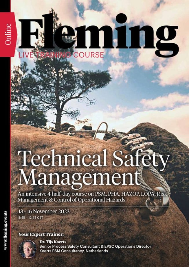 Technical Safety Management online live training by Fleming_Agenda Cover