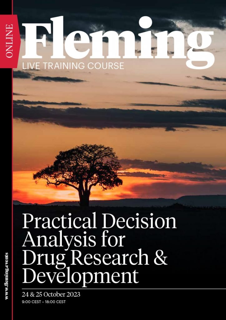 Practical Decision Analysis for Drug Research & Development online live training organized by Fleming_Agenda Cover