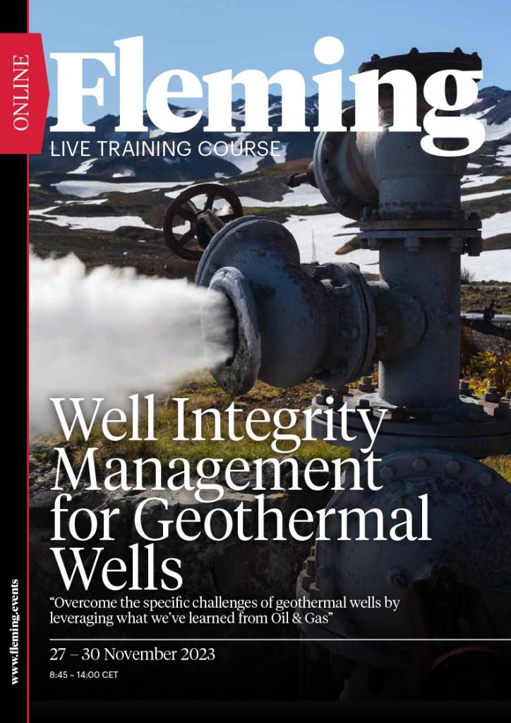Well Integrity Management for Geothermal Wells online live training by Fleming_Agenda Cover