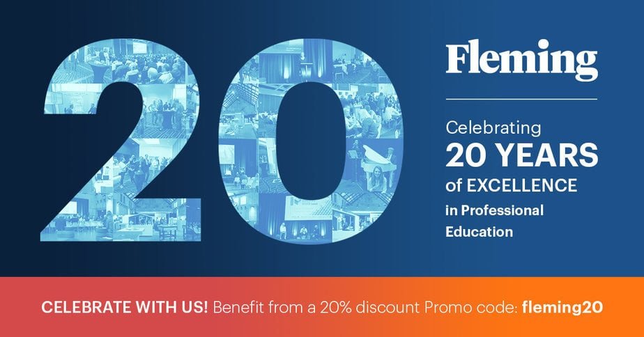 Celebrating 20 Years of Excellence: Join us with a 20% July Discount on all our events!