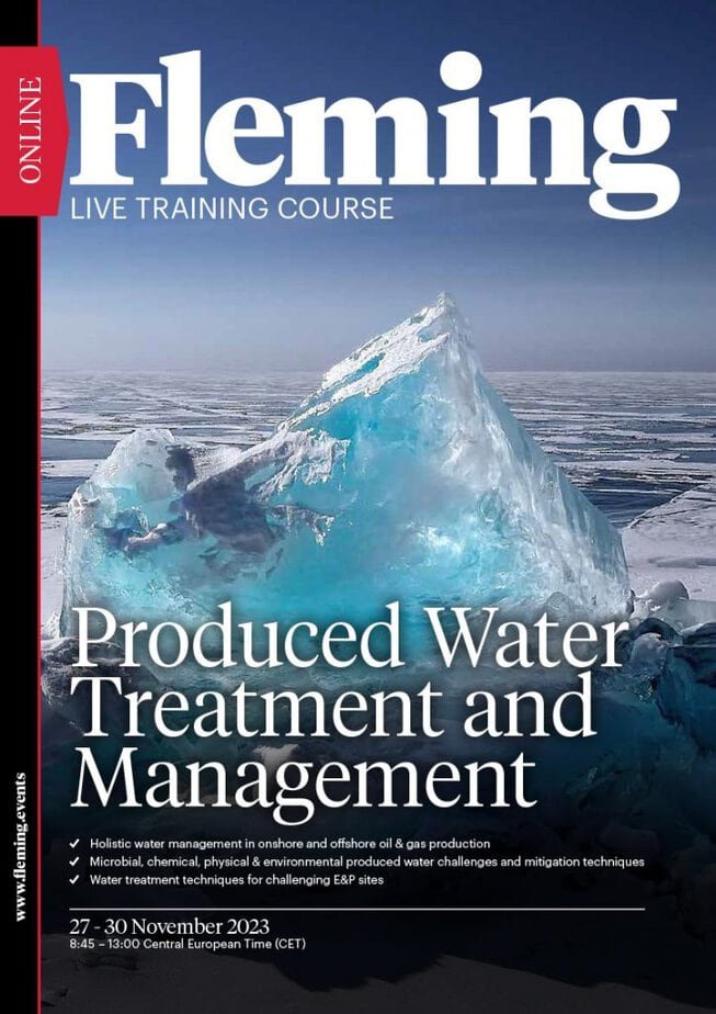 Produced Water Treatment and Management online live training by Fleming_Agenda Cover