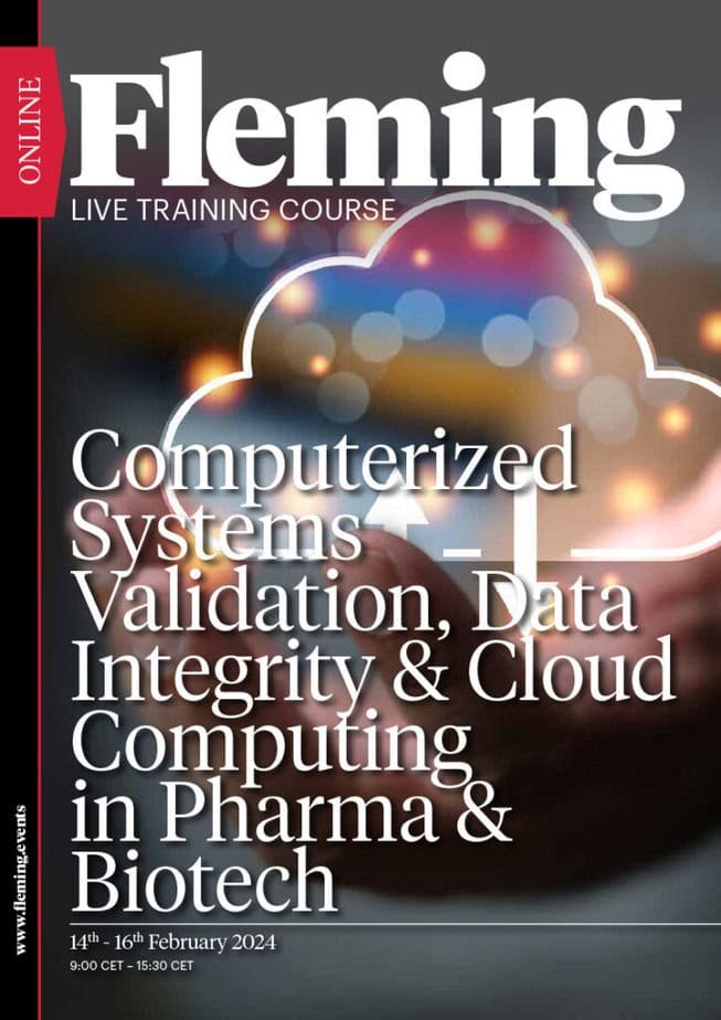 Computerized Systems Validation online live training by Fleming_Agenda Cover