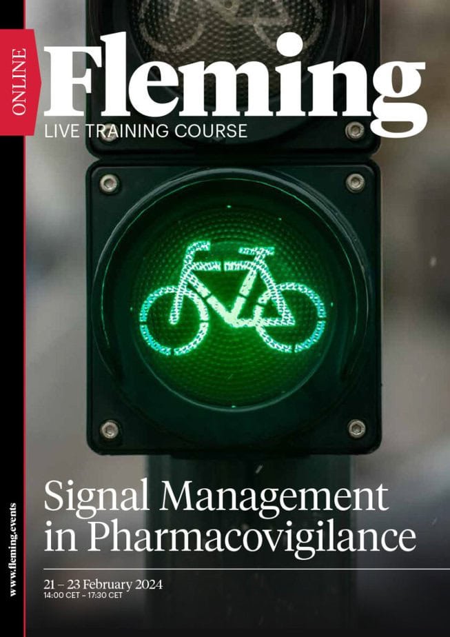 Signal Management in Pharmacovigilance online live training by Fleming_Agenda Cover