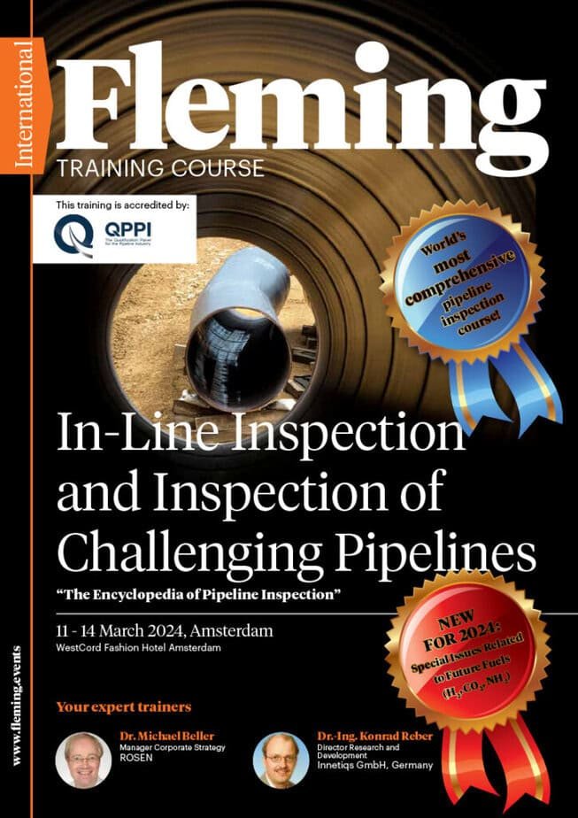 In Line Inspection and Inspection of Challenging Pipelines training by Fleming_Agenda Cover