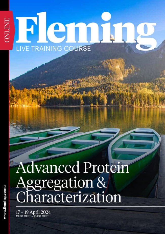 Advanced Protein Aggregation and Characterization online live training by Fleming_Agenda Cover
