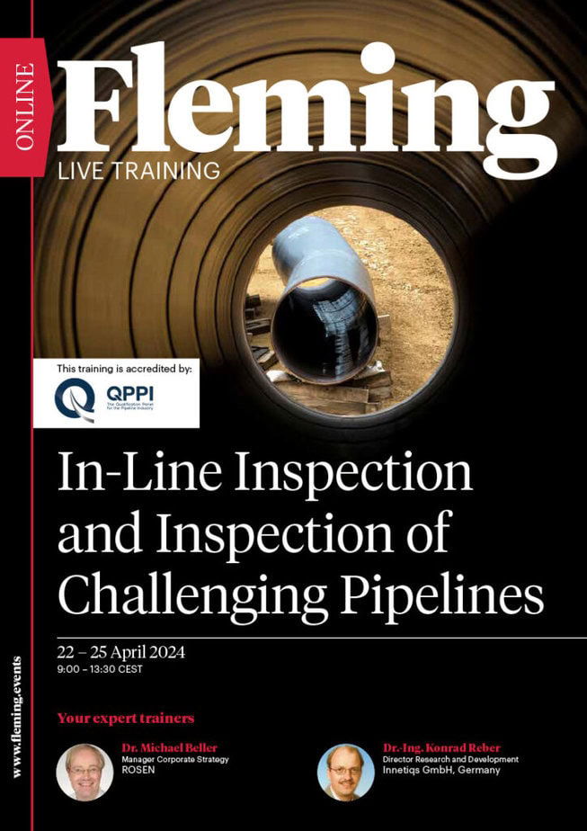 In-Line Inspection and Inspection of Challenging Pipelines training organized by Fleming_Agenda Cover