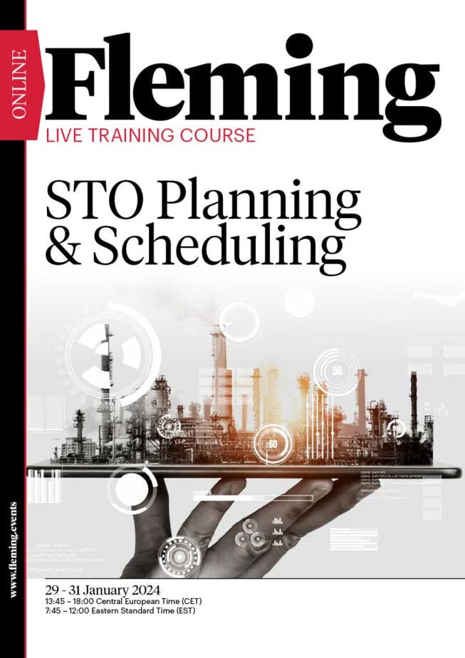 STO Planning & Scheduling online live training by Fleming_Agenda Cover