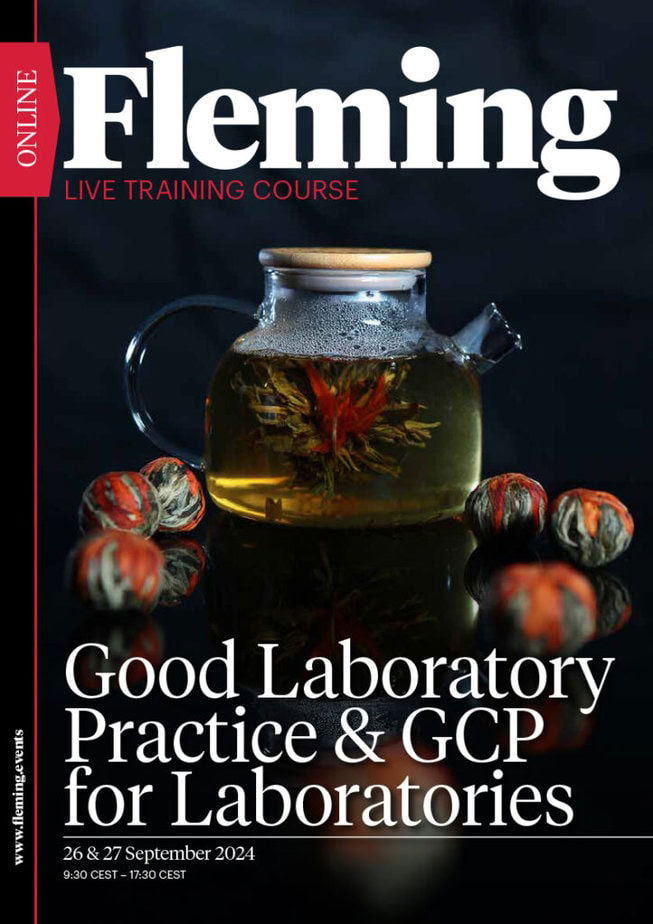 Good Laboratory Practice and GCP for Laboratories online live training organized by Fleming_Agenda Cover