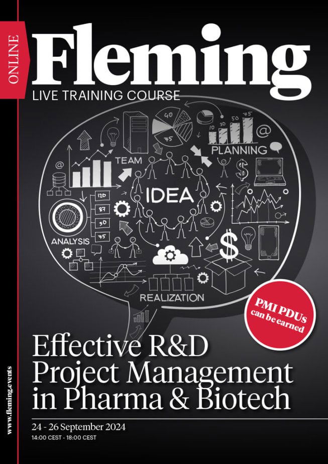 Effective R&D Project Management in Pharma & Biotech online training organized by Fleming_Agenda Cover