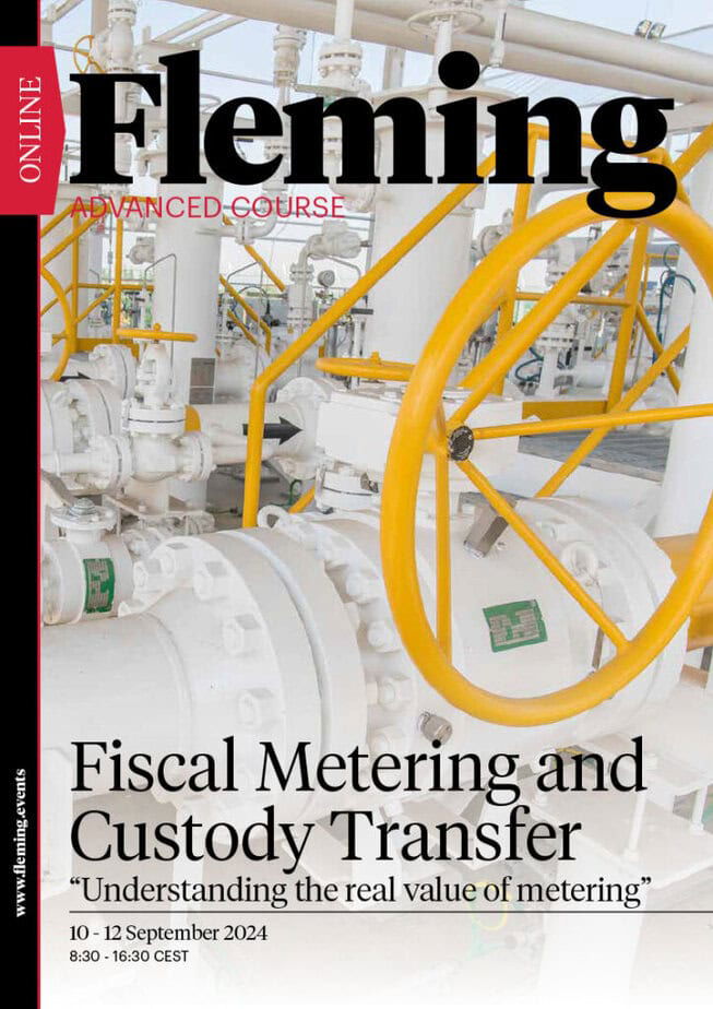 Fiscal Metering & Custody Transfer online training organized by Fleming_Agenda Cover
