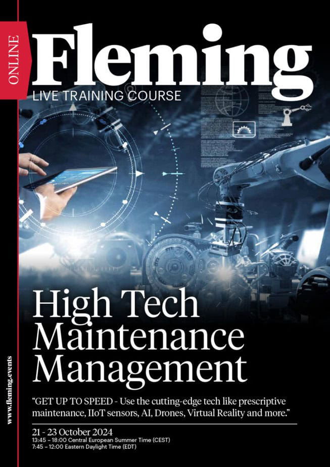High Tech Maintenance Management online live training organized by Fleming_Agenda Cover