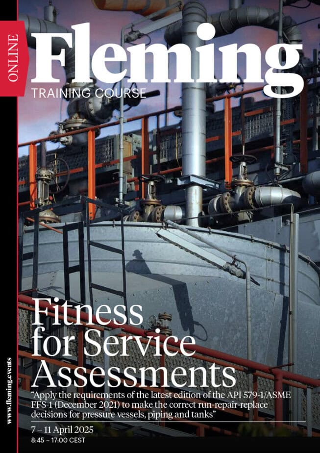 Fitness for Service Assessments online training by Fleming_Agenda Cover