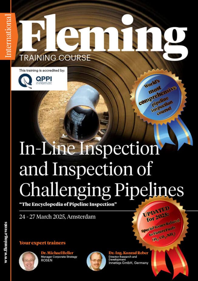 In-Line Inspection and Inspection of Challenging Pipelines training organized by Fleming_Agenda Cover