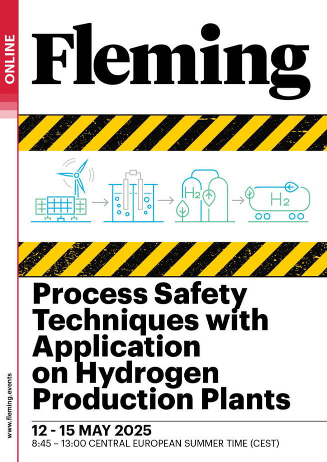 Process Safety Techniques with Application on Hydrogen Production Plants online training organized by Fleming_Agenda Cover