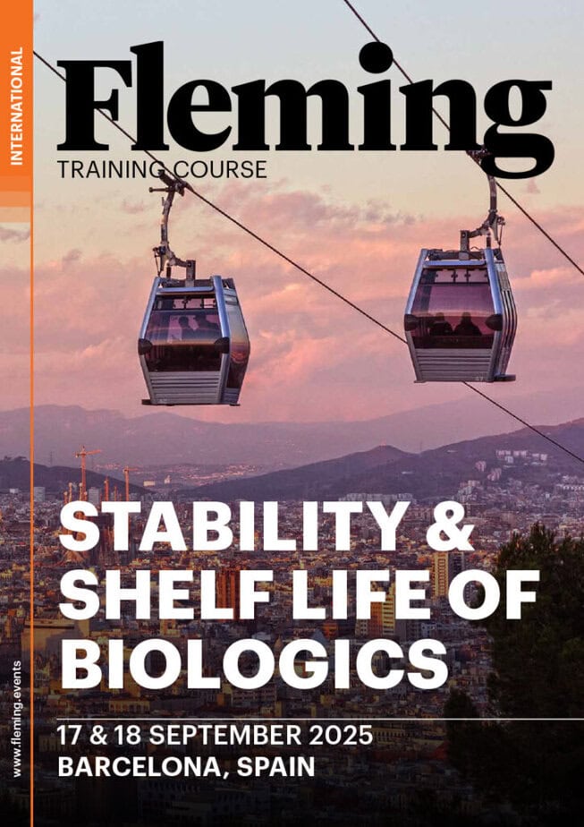 Stability & Shelf Life of Biologics training organized by Fleming_Agenda Cover