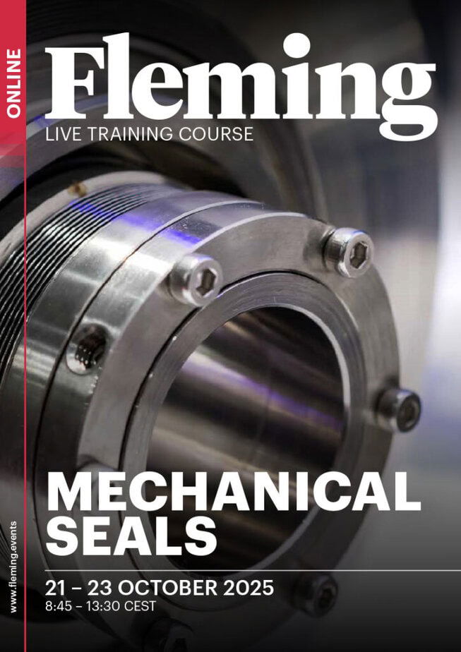 Mechanical Seals online training organized by Fleming_Agenda Cover