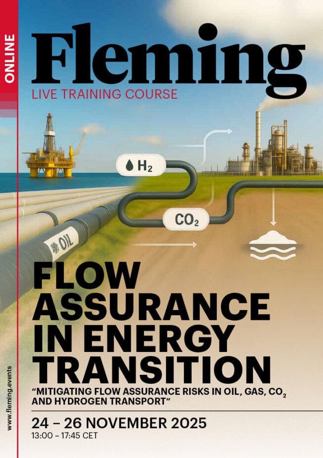 Flow Assurance in Energy Transition online training organized by Fleming_Agenda Cover