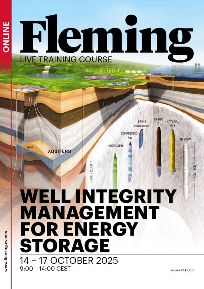 Well Integrity Management for Energy Storage online training organized by Fleming_Agenda Cover